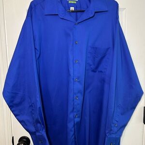 Van Heusen Cobalt Blue Dress Shirt